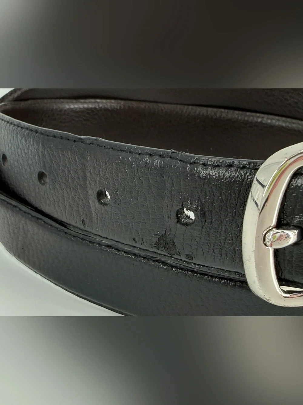 Polo Ralph Lauren Reversible Leather Belt 38